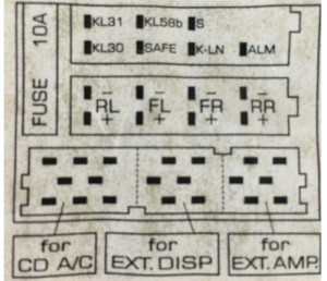 1998 VW Beetle Audio Wiring Radio Diagram Schematic Colors